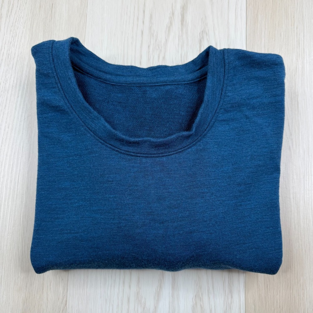 Woolx Sadie Womens Blue Long Sleeve Crew Neck Cold Weather Baselayer Top Size 2X